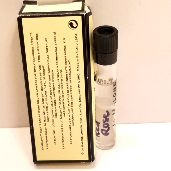 ✅1 Jo Malone Red Roses 0.05/1.5 ml NON-Spray sample/travel - Picture 3 of 5